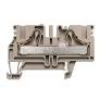 Weidmuller Feed-through terminal, d/beige, 40.5 x 64.5 x 8.1