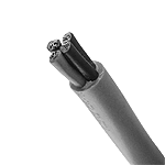 Flexkabel Control cable, PVC, grey, 2 x 0.5mm, 300/500V Flexkabel