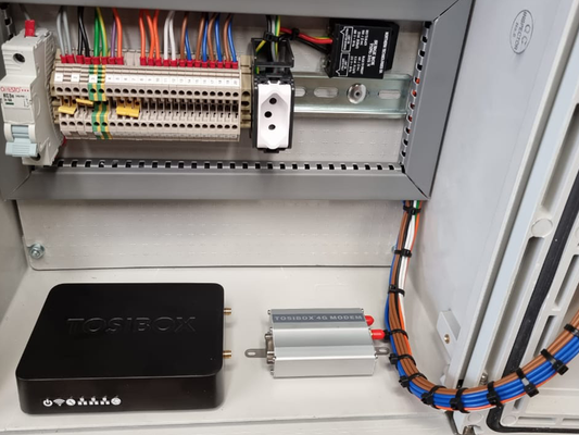 Tosibox in control panel with Conduits