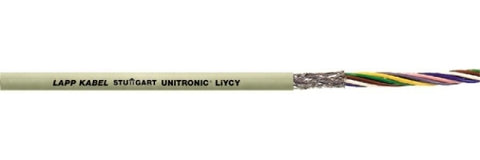 Lapp Unitronic LiYCY PVC Screened data cable, 8x0.5mm²