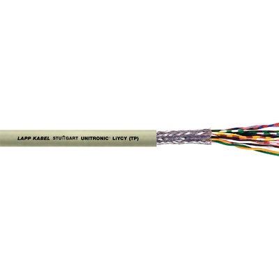Lapp Unitronic LiYCY (TP) PVC Data cable, grey, 2x2x0.25mm²