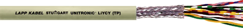 Lapp Unitronic LiYCY (TP) PVC Data cable, grey, 4x2x0.5mm²