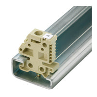 Weidmuller End bracket for terminals, beige