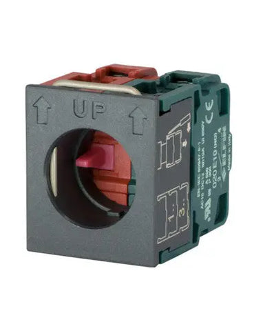 Elfin Contact block, NO+NC with flange