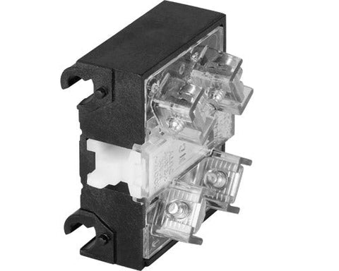Elfin Contact block, white, 1NO + 1NC Elfin