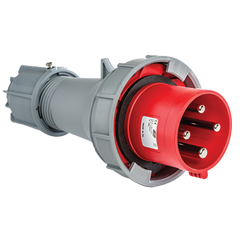 IDE Wander plug, red, 3P+N+E, 63A, 240/415V, IP67
