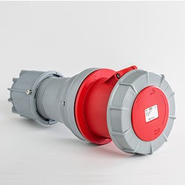 IDE Wander socket, red, 3P+N+E, 125A, 200/346-240/415, IP67