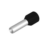 Weidmuller Wire-end ferrule, plastic collar, black, 14x12mm Weidmuller