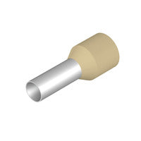 Weidmuller Insulated bootlace ferrules, brown, 10mm