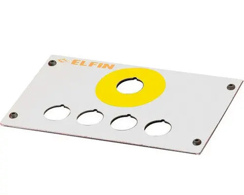 Elfin Spare plate for protected control panel, drilled