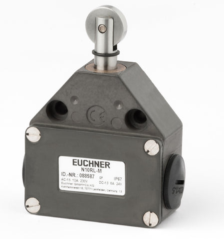 Euchner N10RL-M Precision single limit switch, ext r/plunger