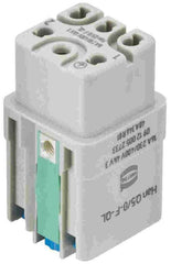 Harting Han Q Insert, 5 contacts, female, 0.5 - 2.5mm², 16A Harting
