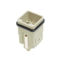 Harting Han Q Insert, crimp, 7 contacts, male, 10A