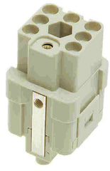 Harting Han Q Insert, crimp, 7 contacts, female, 10A Harting