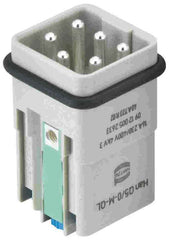 Harting Insert, male, p/grey, c/s 0.25 - 1.5mm², size 3A, 16A Harting