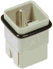 Harting Han Q Insert, crimp, male, grey, 5 contacts, 16A Harting