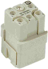 Harting Insert, crimp, female, p/grey, size 3A, c/s 0.14 - 2.5mm² Harting