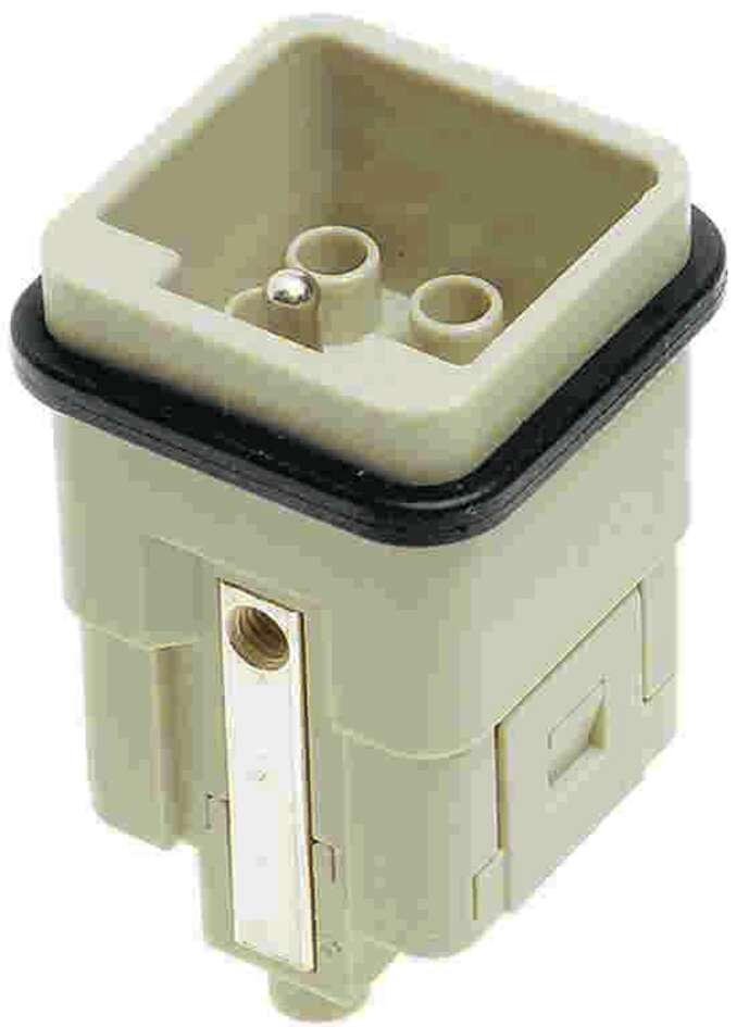 Harting Insert, crimp, male, size 3A, c/s 0.14 - 2.5mm². Harting
