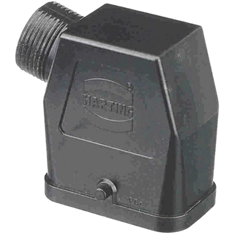 Harting Hood, single locking lever, side entry, PG16 Harting