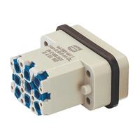 Harting Inserts, male, p/grey, Polycarbonate, c/s 0.5 - 2.5mm², 16A