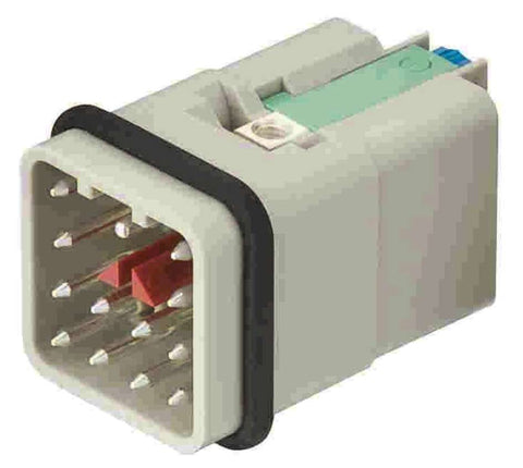 Harting Insert, crimp, male, size 3A, c/s 0.14 - 2.5mm² Harting