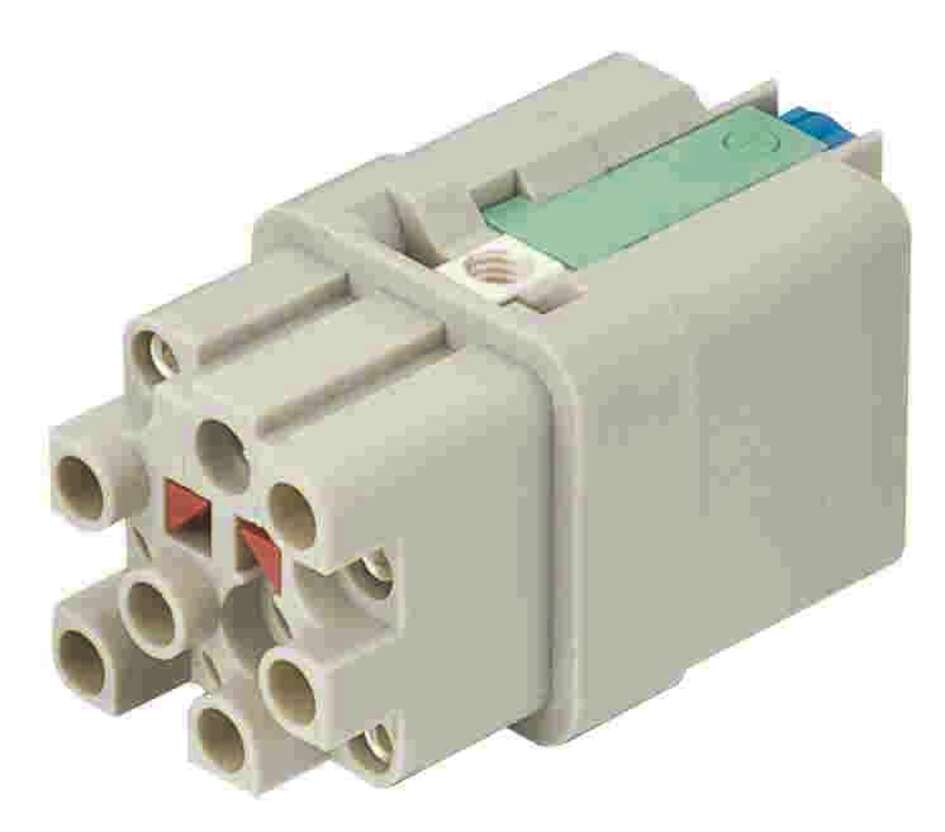 Harting Han Q Insert, crimp, female, c/s 0.14 - 2.5mm², 10A Harting
