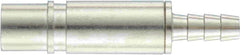 Harting Pneumatic contact, female + valve, straight, brass Harting