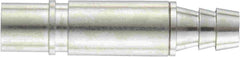 Harting Pneumatic contact with shut-off, straight, brass, female Harting