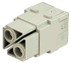 Harting Double module, female, 2 contacts, c/s 16 - 35mm², 100A Harting