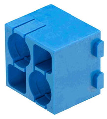 Harting Pneumatic module, double, male, blue, 2 contacts Harting