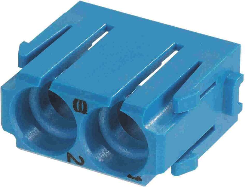 Harting Pneumatic module, male, female, 2 contacts, blue Harting