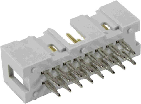 Harting Connector, male, grey, 10 contacts, 2.5A Harting