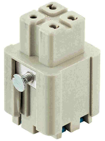 Harting Insert, female, size 3A, c/s 0.5 - 2.5mm² Harting