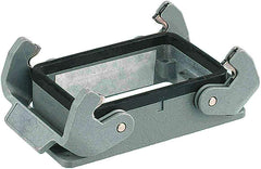 Harting Han A Bulkhead housing, double locking, size 32A Harting
