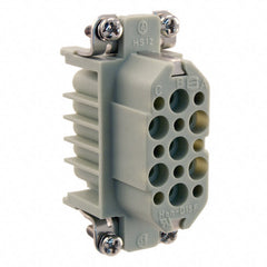 Harting Insert, crimp, female, size 10A, c/s 0.14 - 2.5mm² Harting