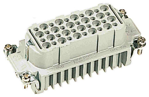 Harting Insert, crimp termination, female, c/s 0.14 - 2.5mm², 10A Harting