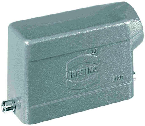 Harting Hood, single locking, side entry, PG16, size 10B Harting