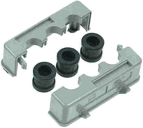 Harting Panel feed through housing, double locking, 16B Harting