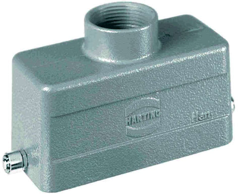 Harting Hood, single locking, top entry, PG21, size 16B Harting