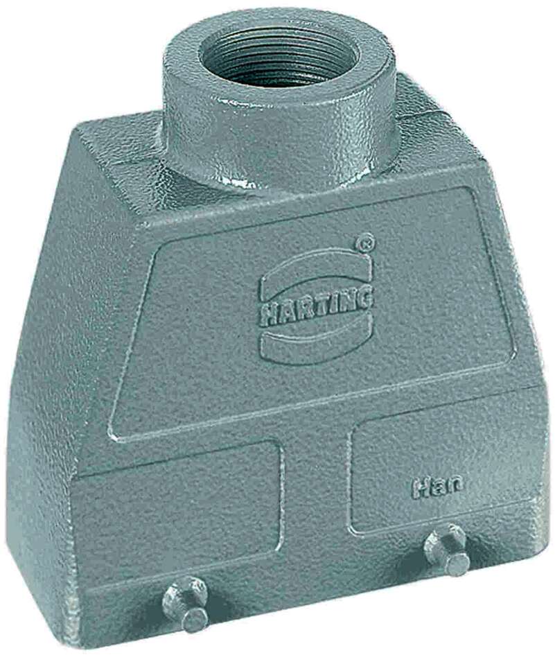 Harting Hood, double locking, top entry, PG21, size 24B Harting
