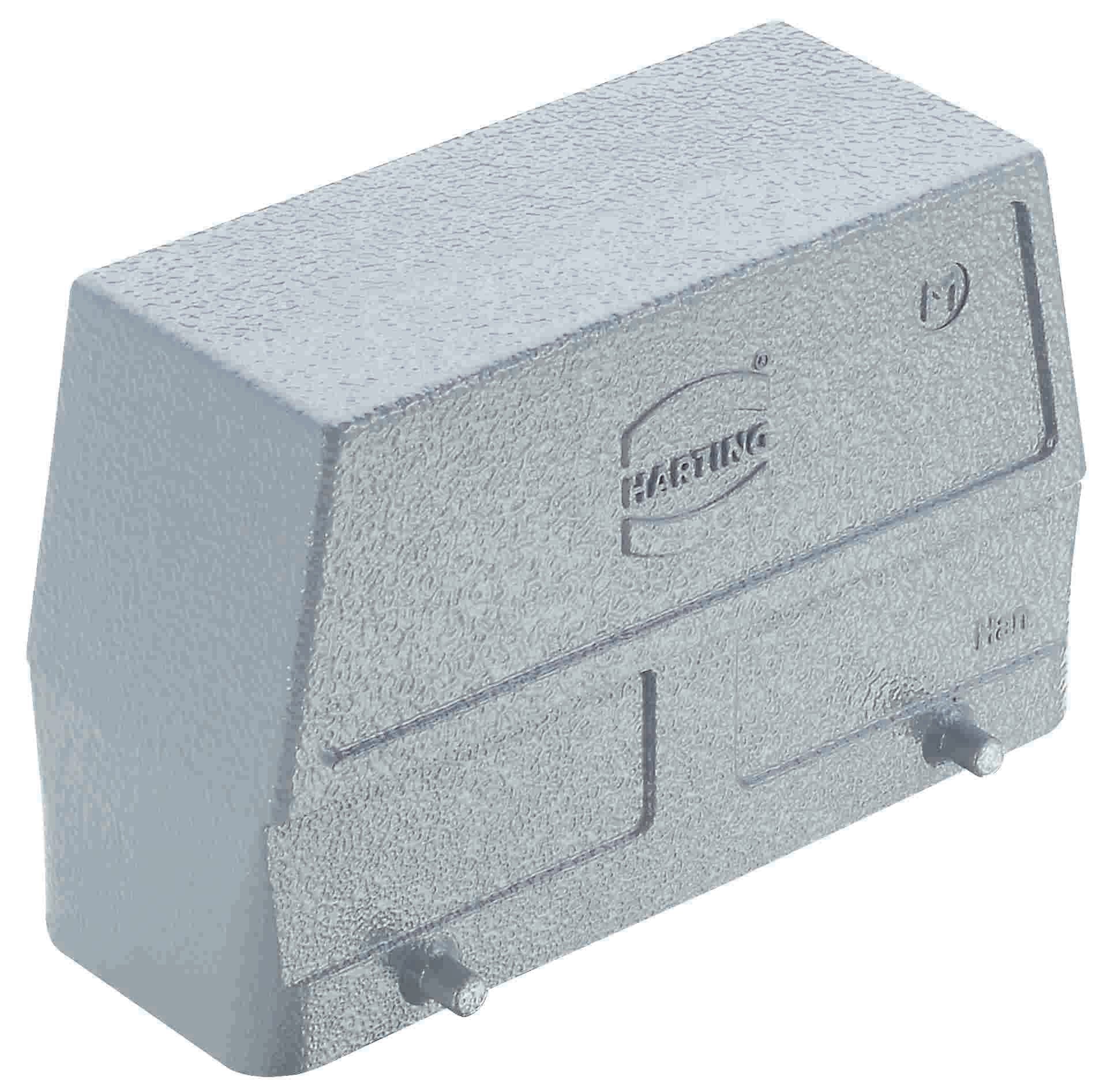 Harting Hood, double locking, no cable entry, size 24B Harting
