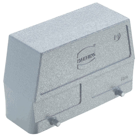 Harting Hood, double locking, no cable entry, size 24B Harting
