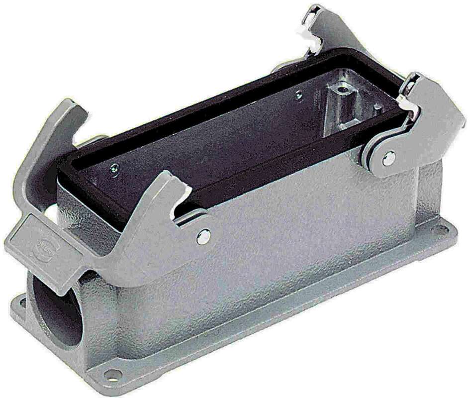 Harting Surface housing, double locking, side entry, PG21 Harting