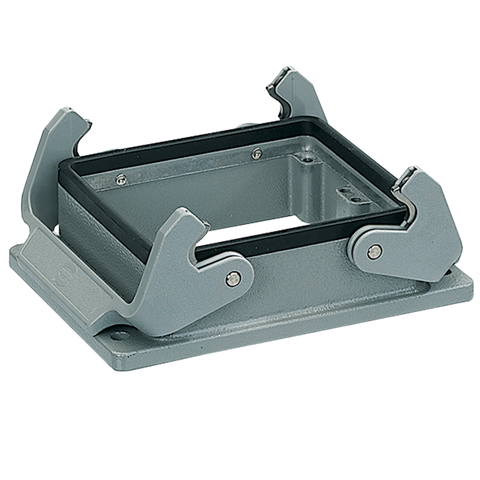Harting Bulkhead housing, double locking, size 32B Harting