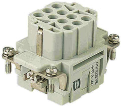 Harting Insert, crimp, female, size 6B, c/s 0.14 - 4mm² Harting