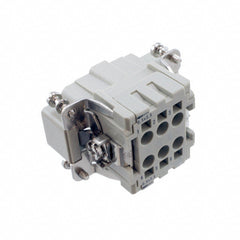 Harting Insert, cage-clamp, male, size 6B, c/s 0.14 - 2.5mm² Harting