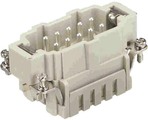 Harting Insert, cage-clamp, male, c/s 0.14 - 2.5mm², 16A Harting