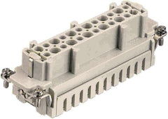 Harting Insert, cage clamp, female, size 24B, 0.14-2.5mm² Harting