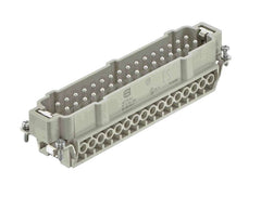 Harting Insert, male, screw, size L32 B, c/s 0.75 - 2.5mm² Harting