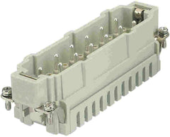 Harting Insert, cage-clamp, male, size 24B, c/s 0.14 - 2.5mm² Harting